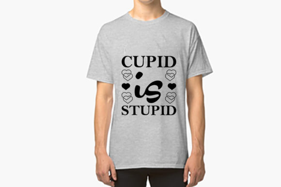 Cupid is Stupid Dog Svg Design