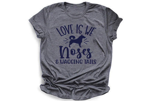Dog SVG Design, Love Is We Noses
