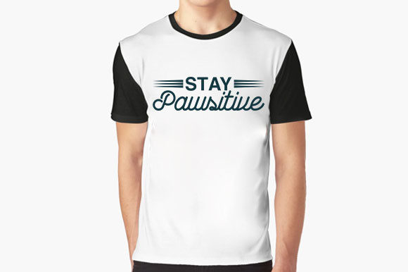 Dog SVG Design: STAY PAWSITIVE