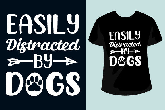 Easily Distracted Dog SVG File