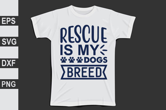 Rescue Dog Svg Design