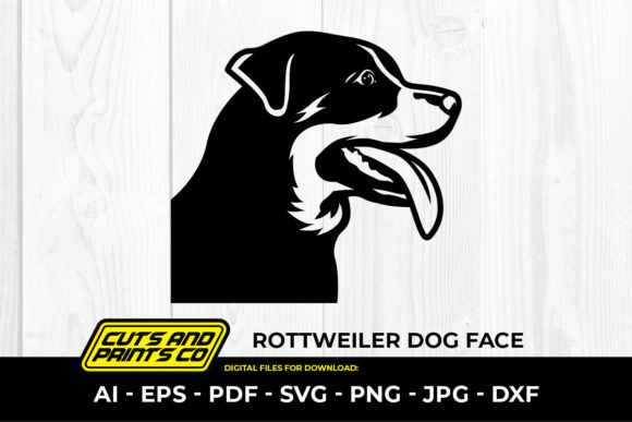 Rotweiler SVG for Embroidery