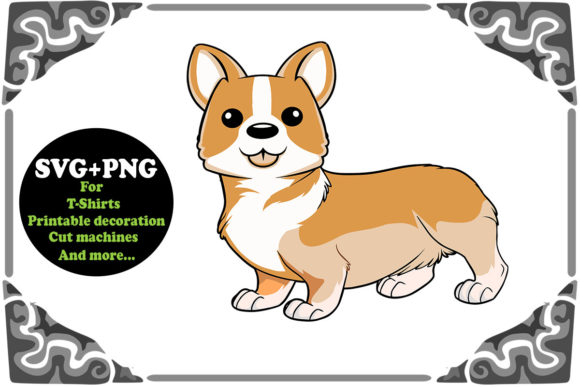 Welsh Corgi Pembroke Dog SVG PNG